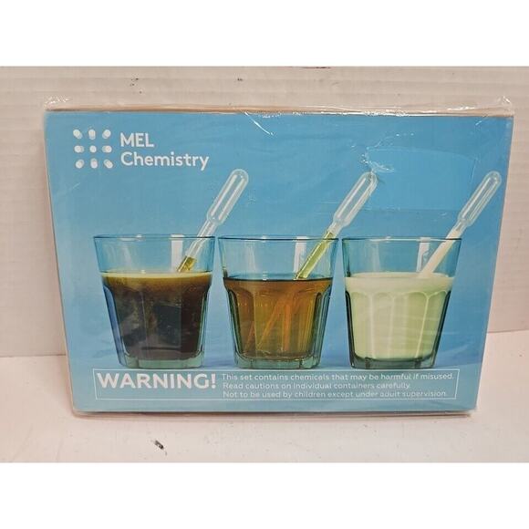 MEL Chemistry Of Drinks Science Kit Homeschool Lab Experiment New In Box Open - Picture 1 of 3